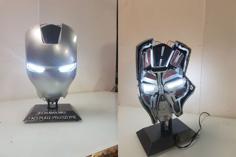 Iron Man MK2 MK 2 Faceplate Mask Interieur 3D Printer Model