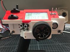 Taranis Pistola: A Pistol Grip RC Controller With A Taranis QX7 Inside! 3D Printer Model