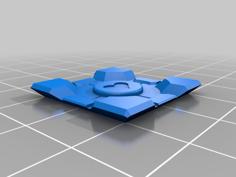 Companion Cube Face 3D Printer Model