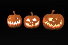 Halloween Pumpkins 3D Printer Model