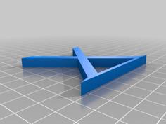 Remix Of Emaalbers X-style Table Leg For Dollhouse 3D Printer Model