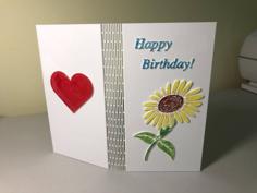 Customizable Folding Greeting Card 3D Printer Model