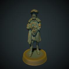 Merchant 28mm (no Supports Needed) 3D Printer Model