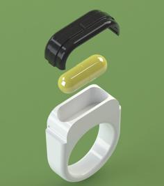 Capsule Ring 3D Printer Model