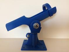 Trolling Fishing Boat Rod Holder 3D Printer Model