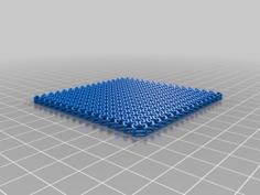 Chainmail Coaster 3D Printer Model