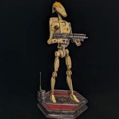 WICKED STAR WARS COMBAT DROID B1: TESTED AND READY FOR 3D PRINTING 3D Printer Model