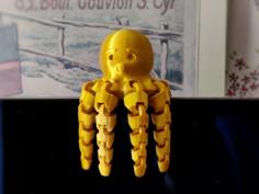 Funny Flexi Octopus 3D Printer Model