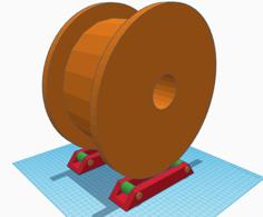 Fully 3D Printed 5kg Spool Holder 3D Printer Model