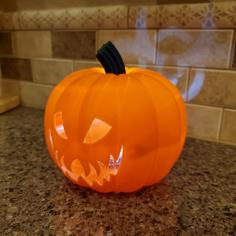 Jack O Lantern With Snap On Faces 2020 Version 3D Printer Model