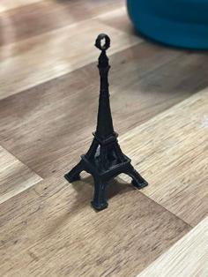 Eiffel Tower Keychain 3D Printer Model