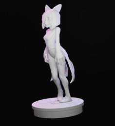 Kirlia Stylized Fanart Figure 3D Printer Model