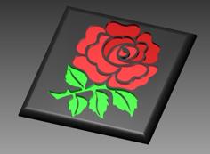 England Rugby Coaster 3D Printer Model