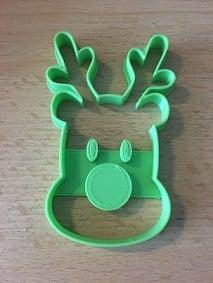 Rudolf Christmas Cookie 3D Printer Model