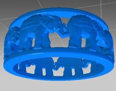 Elephant Ring 3D Printer Model