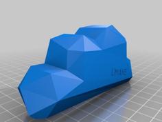 Low Poly Cloud 3D Printer Model