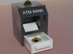 ATM Money Box 3D Printer Model