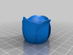 Rose Bottom 3D Printer Model