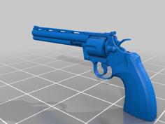 Colt Python Revolver 3D Printer Model