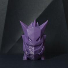 Gengar Low-poly Pokemon 3D Printer Model