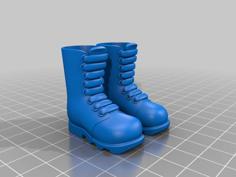 Makies Industrial Boots 3D Printer Model