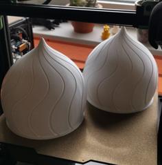 Big Round Vase For Macramé And Wallmounting 3D Printer Model