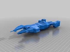 Starship With Detachable Shuttle/command Module 3D Printer Model