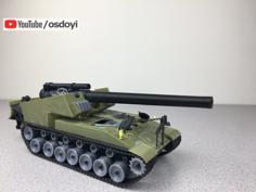 3D Printing T92 Self-propelled Artillery(Challenge Your Limits) 3D Printer Model