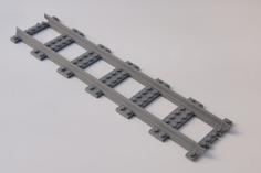 LEGO City Railway Straight XXLong 3D Printer Model