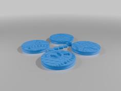 TAU 65mm Bases 3D Printer Model