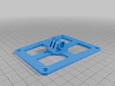 ZD Racing DBX-10 GoPro (phone) Mount 3D Printer Model