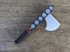 Original Dice Axe – Dungeons And Dragons 3D Printer Model