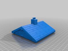 28mm Scale Normandy House 3D Printer Model