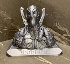 Deadpool Bust – Base+lettering 3D Printer Model