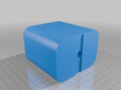 Rectangular Planter (Rounded, Drainage & Tray) 3D Printer Model