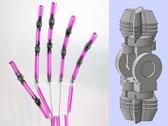 Spring Hinges For Drinking Straws 3D Printer Model