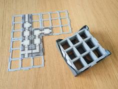 Carcassonne Tile Grids With Customizable Dovetails And More 3D Printer Model