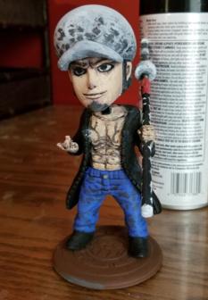 Trafalgar Law Bobblehead (One Piece, Post-Timeskip) 3D Printer Model