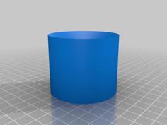 Sphere Grinding Cup, To Fit On A 51mm Core Drill. Made By FreeCad 3D Printer Model