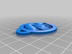 Squirrel Keychain 3D Printer Model