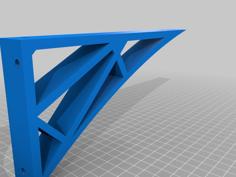 Shelf Bracket 8 Inch No Support Needed 3D Printer Model