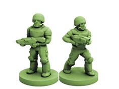 Colonial Soldiers (18mm Scale) 3D Printer Model