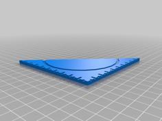 Triangle Ruler – Geodriehoek – Set Square 3D Printer Model