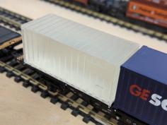 N Scale 1:160 20 Feet Container 3D Printer Model