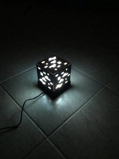 Minecraft Block Lamp 3D Printer Model