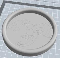 Lugia Coaster! 3D Printer Model