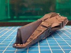 Kitbash: Stealth Ship 3D Printer Model