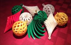 2014 Ornaments Collection One 3D Printer Model