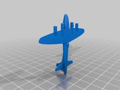 B-17 Bomber 3D Printer Model