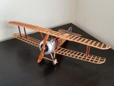 Sopwith Camel Biplane Scale Model 3D Printer Model